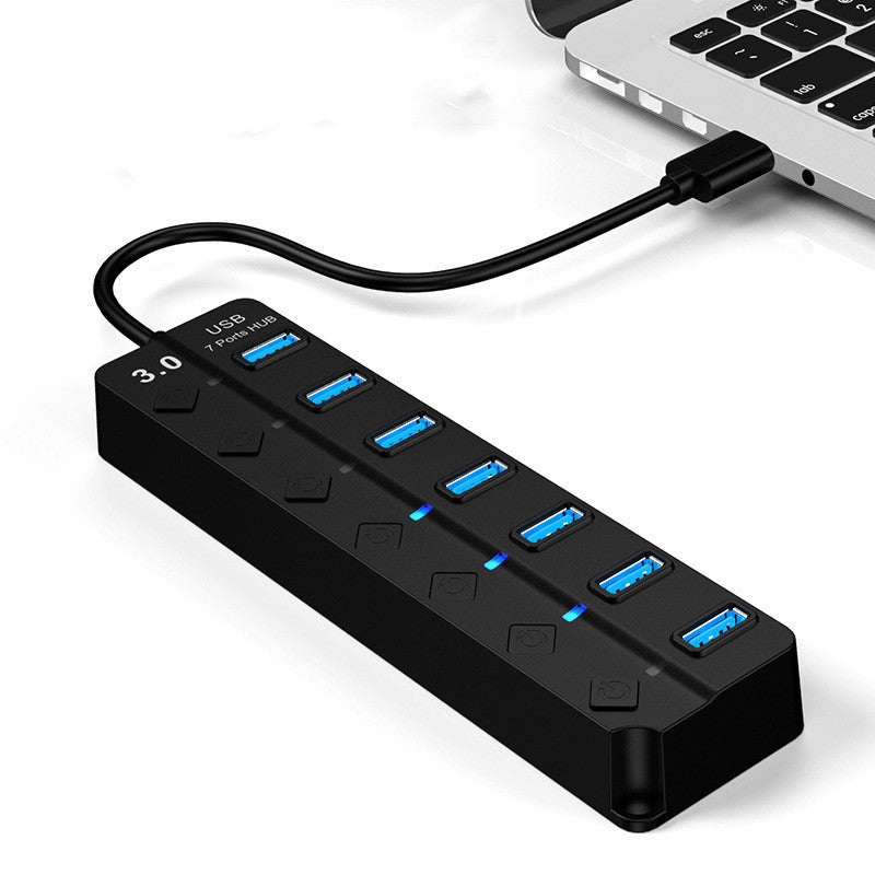 7-Port High-Speed Usb3.0 Hub